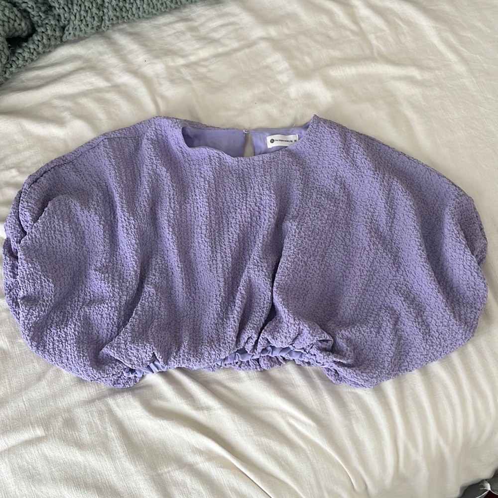 Lilac Purple Bubble Top